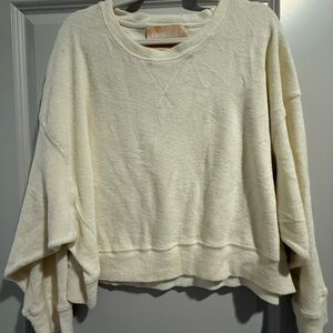 Dreaminka Women's Cream Sweatshirt